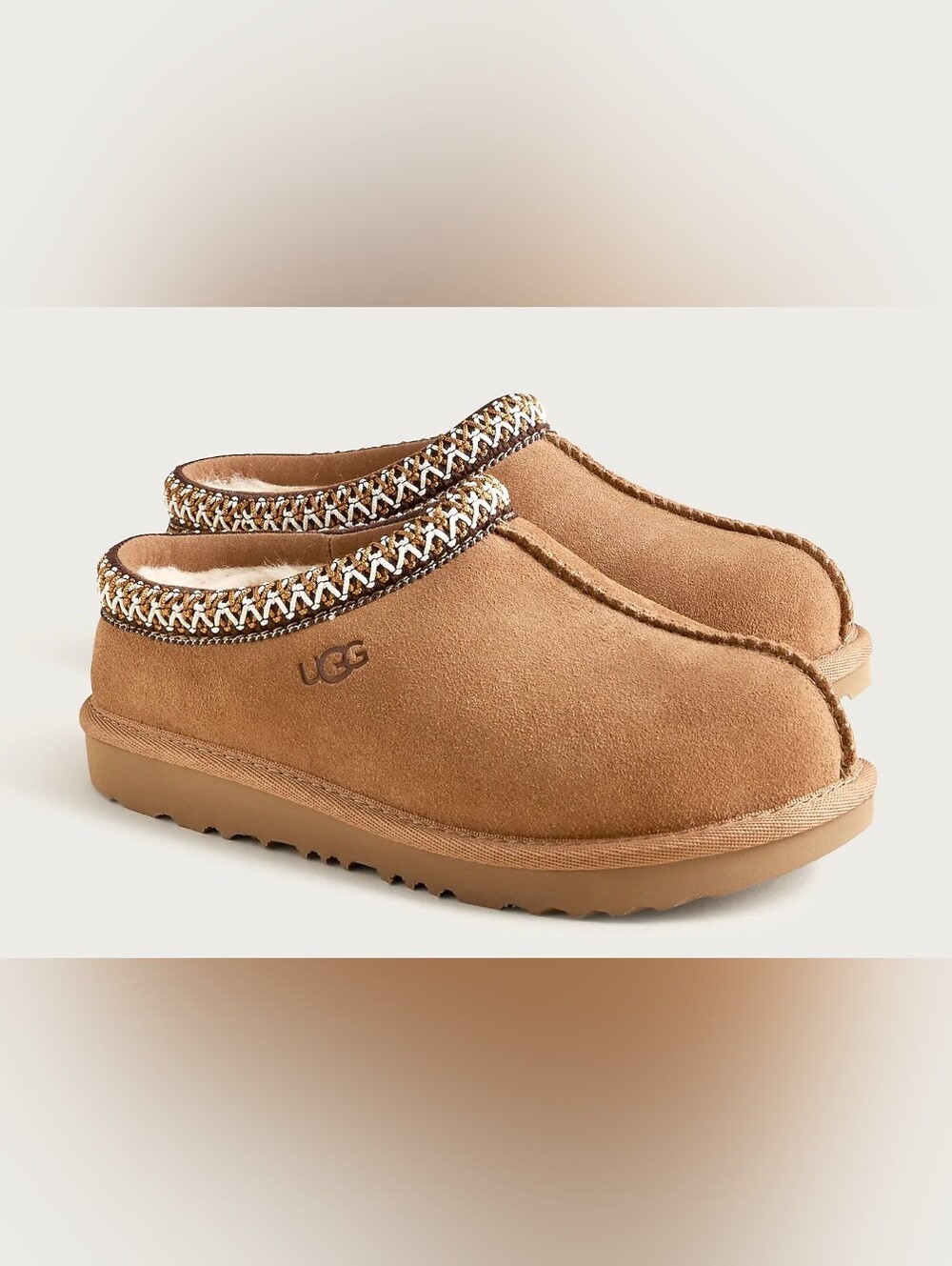 UGG® Tasman II kids' slippers in chestnut